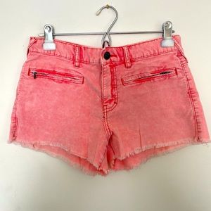 Cute pink Free People jean shorts!
